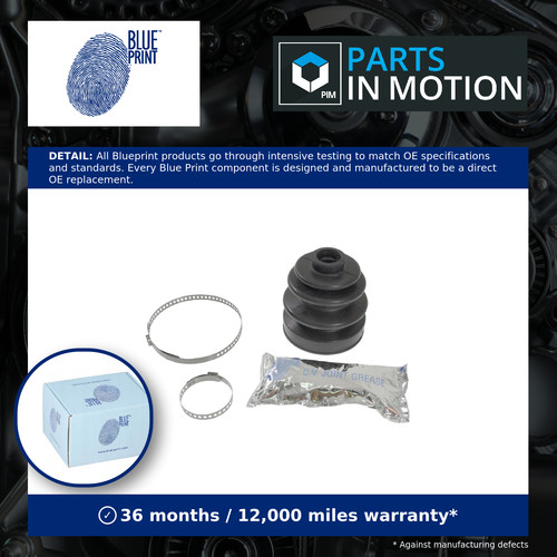 Joint boot fits honda civic - cv,