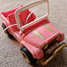 Vintage Barbie Pink Jeep
