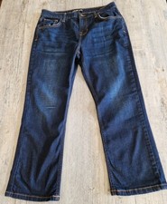 Womens Peacocks Dark Blue Crop