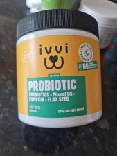IVVI PROBIOTICS for Dogs Supplements 60 Soft Chews. O.O.D READ DESCRIPTION 