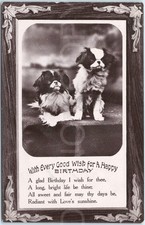RPPC Antique Postcard Happy