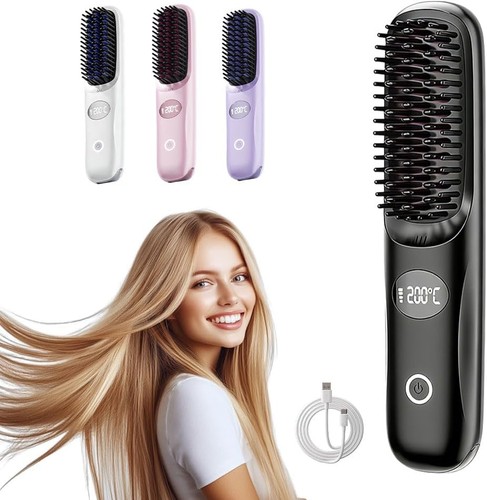 Glow wave heated brush - heated, for