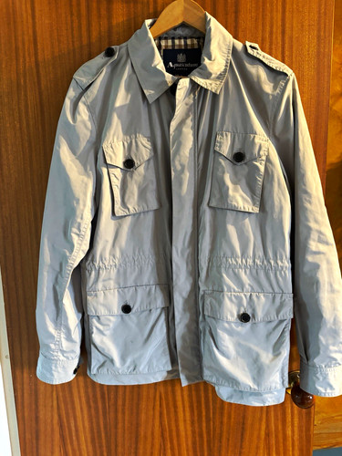 Aquascutum men grey jacket l - jacket,
