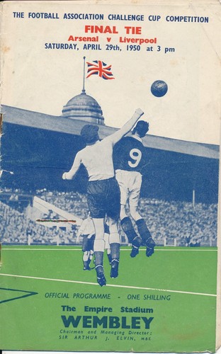Cup final programme 1950 - programme,