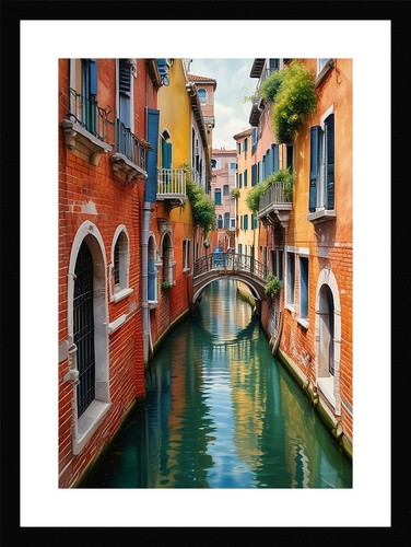 Intimate venice canals framed - intimate,