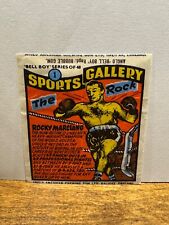 Rocky Marciano Mega Rare Gum Sticker - 1958