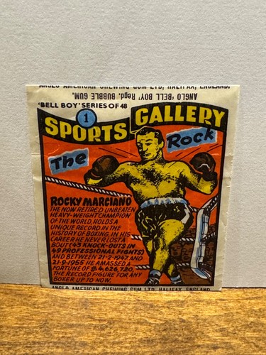 Rocky marciano mega rare gum - rocky,