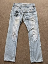 883 Police Picolino Jeans Light Blue W28 L 30 Quality Jeans