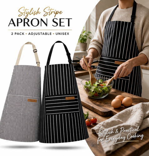 Apron chef adjustable canvas - apron,