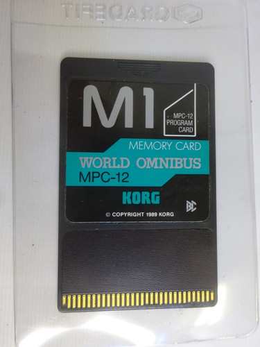 Korg memory card mpc - m1, mpc-12
