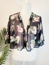 New Look Black Floral Chiffon