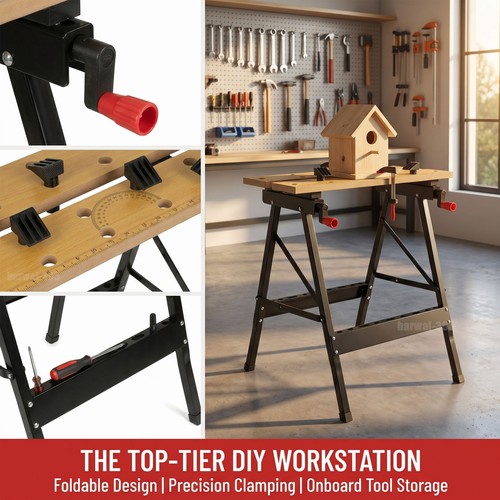 Portable folding workbench - portable,