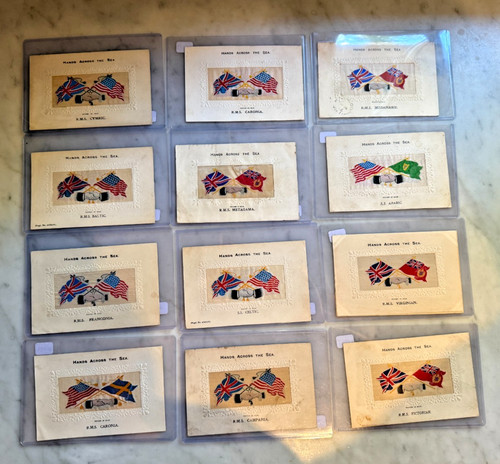 Antique stevengraph woven - 12,