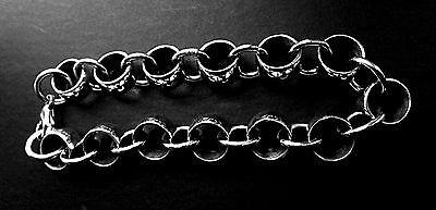 9ct white gold solid - men's, 9.5