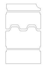 Vulcan M1 3/4 Width Campervan Rock n Roll Bed Upholstery Boards - Bare Plywood