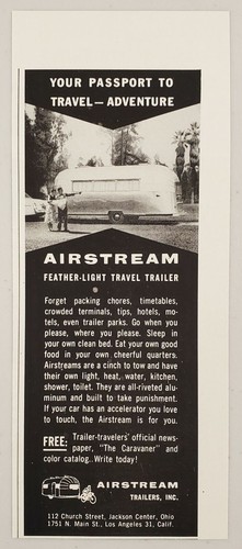 1955 print airstream - print, ad