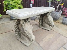 Stone Concrete Horse Straight