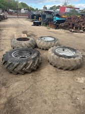 15.5/80-24 10 stud wheel & tyre from 2016 JLG 3614RS Telehandler  (E3293)