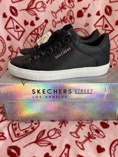 Leather Skechers With Hidden