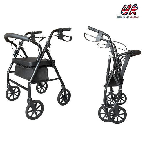 Folding wheels rollator - folding,