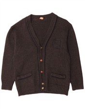 PAUL & SHARK Mens Cardigan Sweater Medium Grey Wool DB17