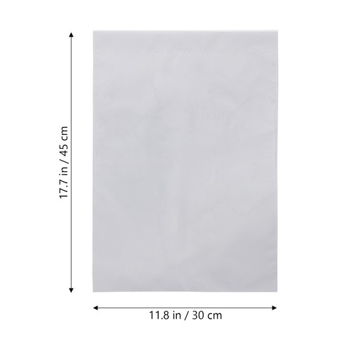 2pcs blank garden flags - blank, white