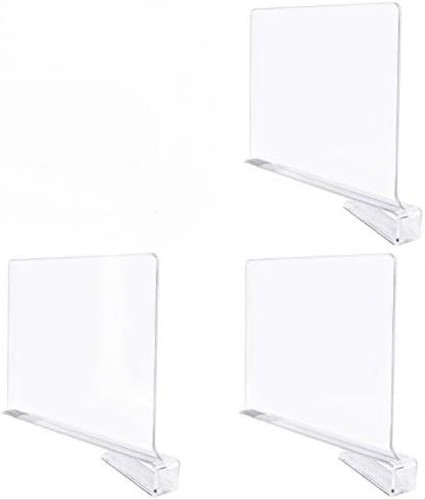 Pack clear acrylic shelf - 3,