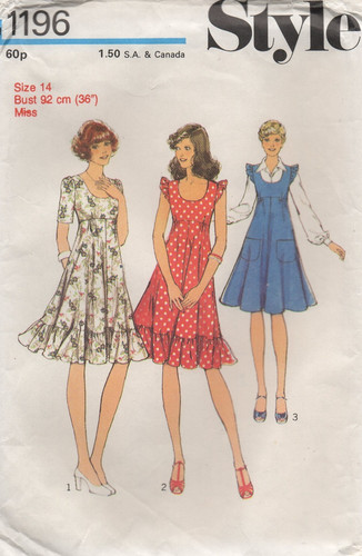 Style sewing pattern 1196 - style,