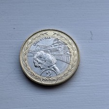 2024 CREG NY BAA ISLE OF MAN TT SIDECAR £2 TWO POUNDS COIN - IoM MANX