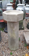 Garden stone bird bath Drinker original architectural ornament feature plinth