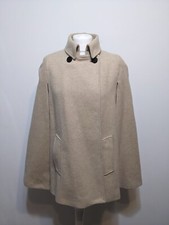 Zara Beige Long Longline Cape