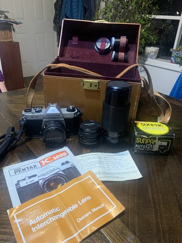Asahi pentax k1000 camera with - k1000,