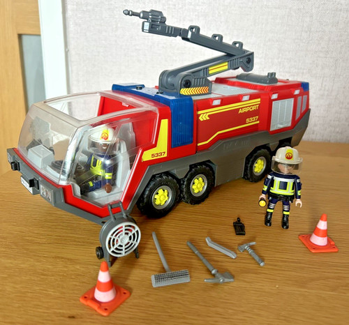 Playmobil airport fire - fire, engine