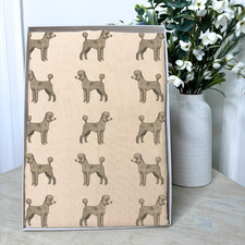 Standard Poodle dog print