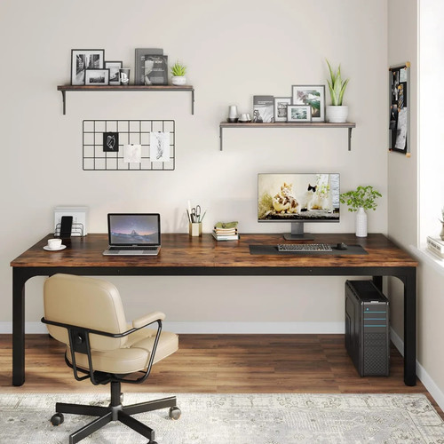 Large industrial computer desk - computer,