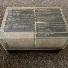 Vintage Marguerite Patten's Recipe Card Box 1967 Hamlyn Ltd 100s of recipes 