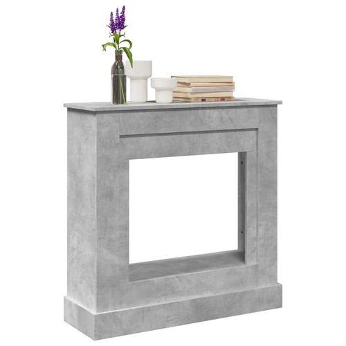 Fireplace surround concrete - fireplace,