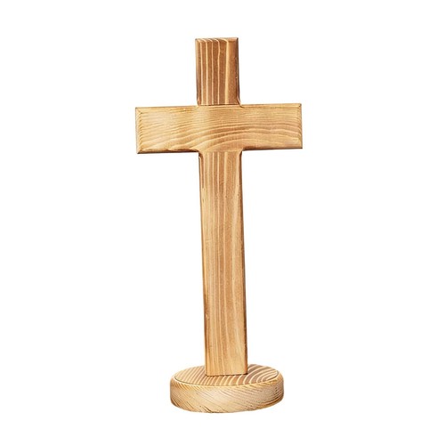 Wood standing cross - wood,