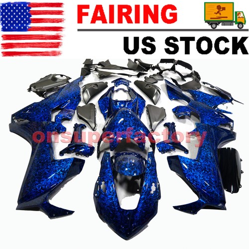 Blue forged carbon - forged, fiber