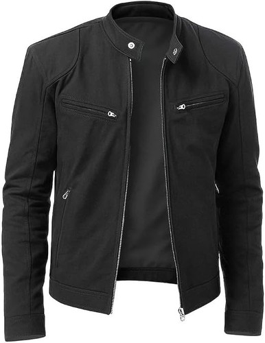 Men black cotton cafe - cafe, racer