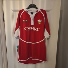Wales Rugby Shirt Mens L Large