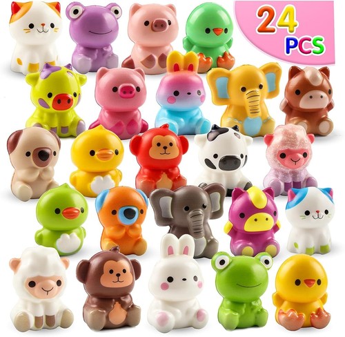 Pack animal squishy toys - 24-pack,