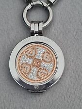 Argento Interchangeable Silver Tone  Coin Rose Gold Tone Necklace Inner Power
