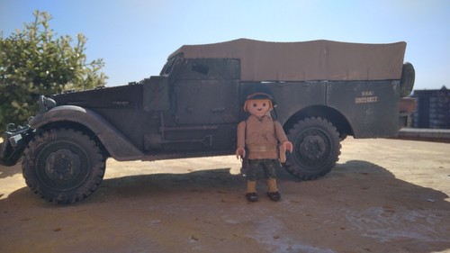 Playmobil custom scout car - m3,