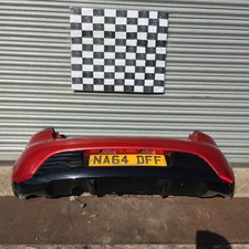 RENAULT CLIO MK4 2013 REAR RED BUMPER TENNP PAINT CODE  NNP