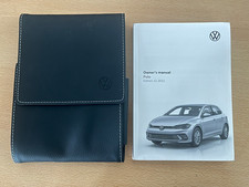 VOLKSWAGEN VW POLO OWNERS MANUAL AND WALLET 2021-2025 ***FREE POSTAGE***