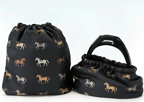 Stirrup covers bag saddle