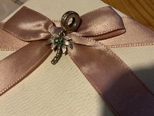 Rare Genuine Pandora Palm Tree and Coconut Dangle Charm S925 ALE