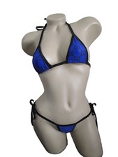 Blue exotic dancewear stripper - exotic,