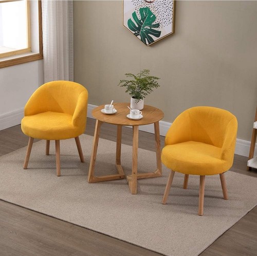 Linen tub chairs set - linen, of
